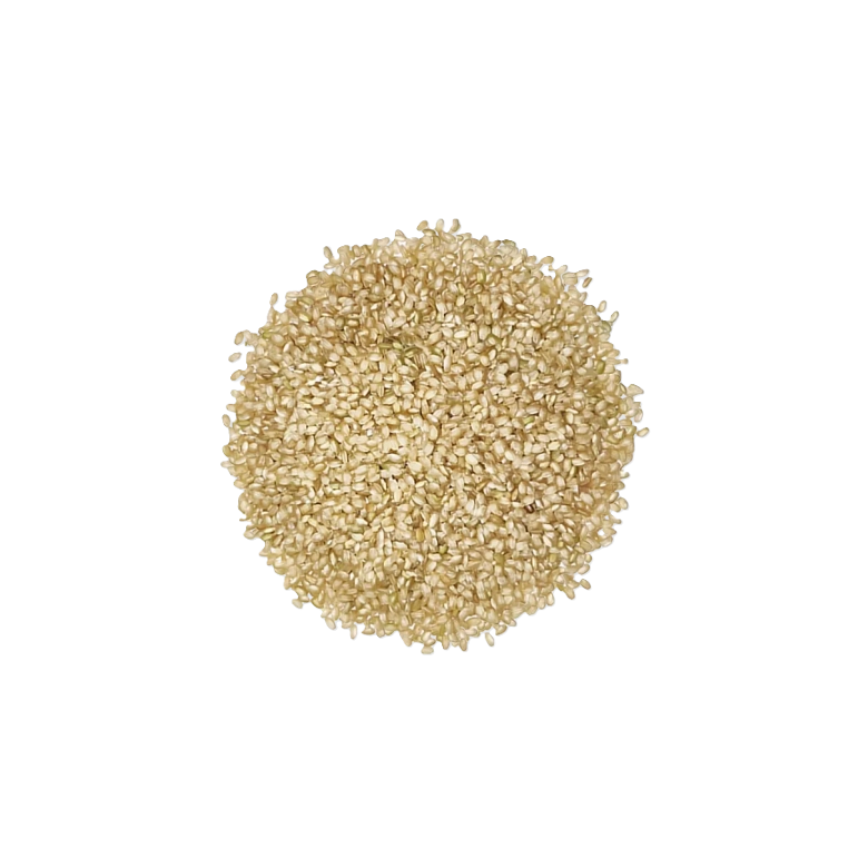 Wholemeal round rice, BULK organic